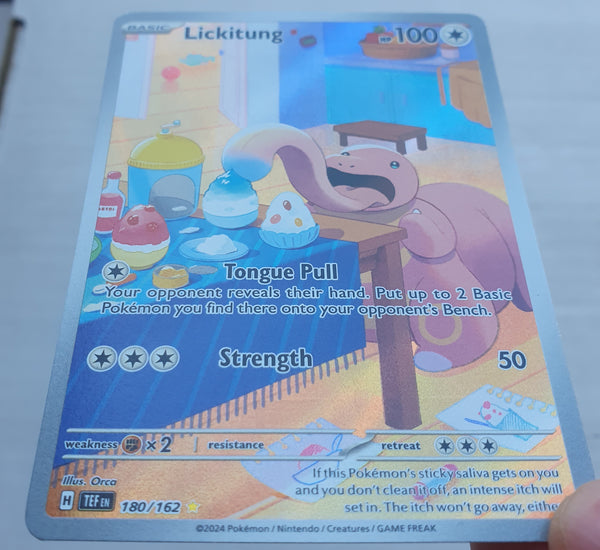 Pokemon - Lickitung *Illustration Rare* Temporal Forces 180/162