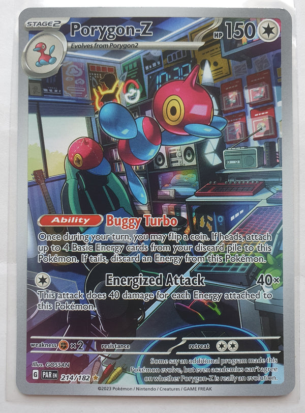 Pokemon - Porygon-Z *Illustration Rare* Paradox Rift 214/182