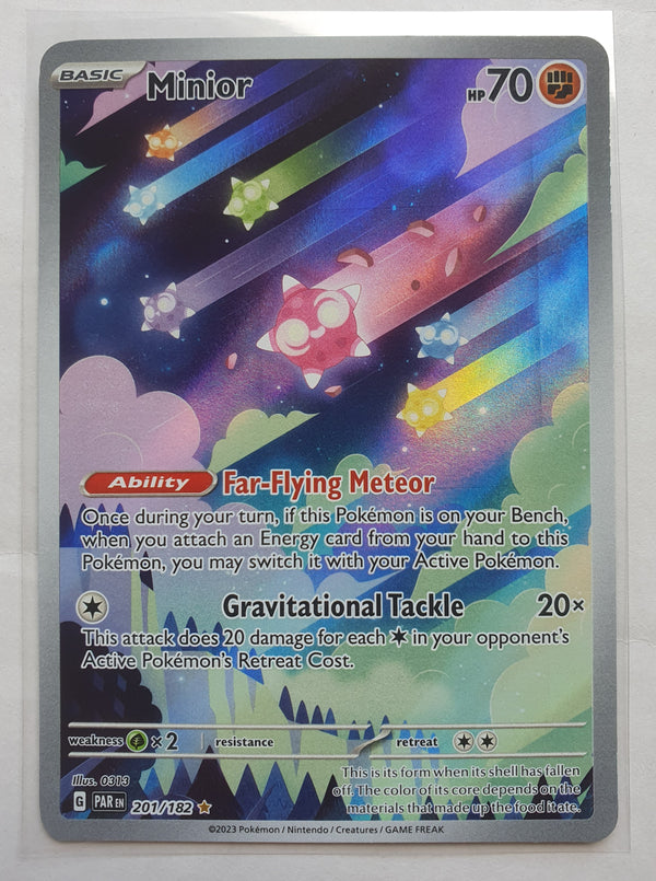 Pokemon - Minior *Illustration Rare* Paradox Rift 201/182