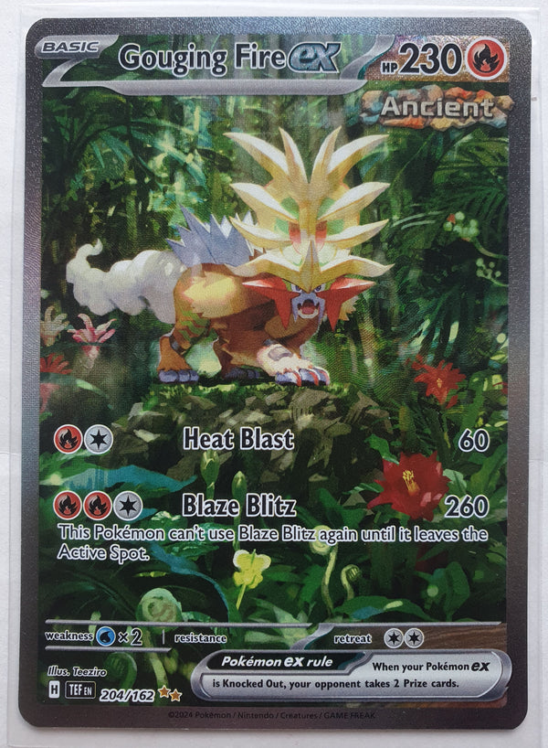 Pokemon - Gouging Fire ex *Special Illustration Rare* Temporal Forces 204/162