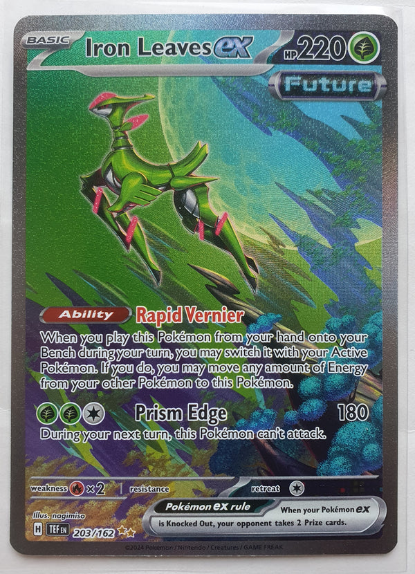 Pokemon - Iron Leaves ex *Special Illustration Rare* Temporal Forces 203/162