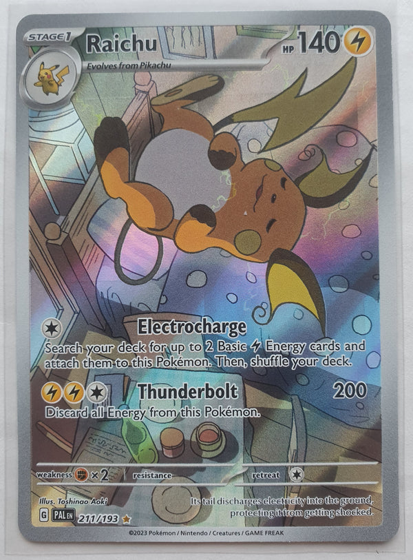 Pokemon - Raichu *Illustration Rare* Paldea Evolved 211/193