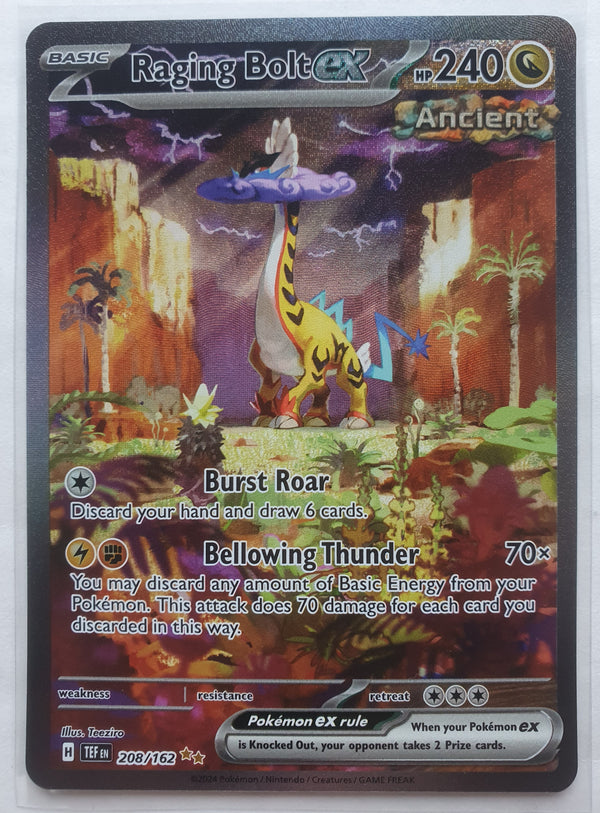 Pokemon - Raging Bolt ex *Special Illustration Rare* Temporal Forces 208/162