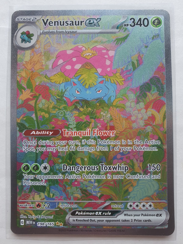 Pokemon 151 - Venusaur ex *Special Illustration Rare* Scarlet & Violet 198/165