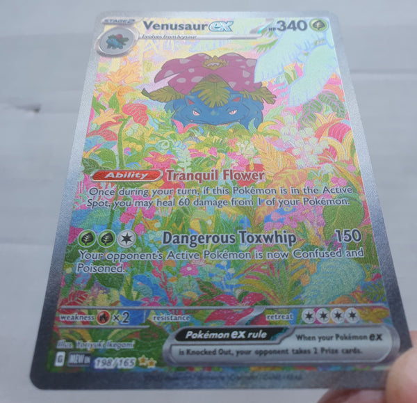 Pokemon 151 - Venusaur ex *Special Illustration Rare* Scarlet & Violet 198/165