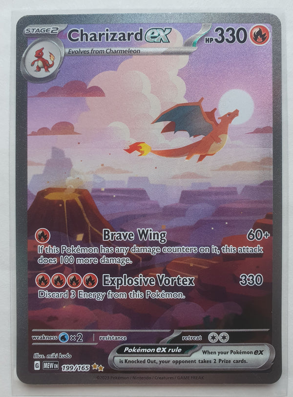 Pokemon 151 - Charizard ex *Special Illustration Rare* Scarlet & Violet 199/165