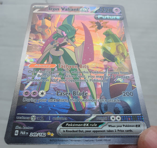 Pokemon - Iron Valiant ex *Special Illustration Rare* Paradox Rift 249/182