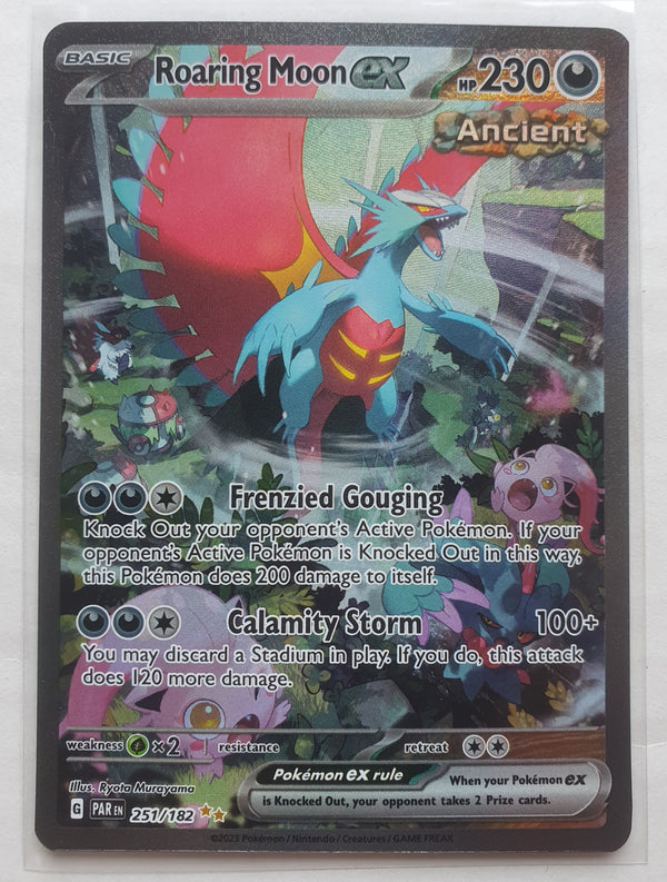 Pokemon - Roaring Moon ex *Special Illustration Rare* Paradox Rift 251/182