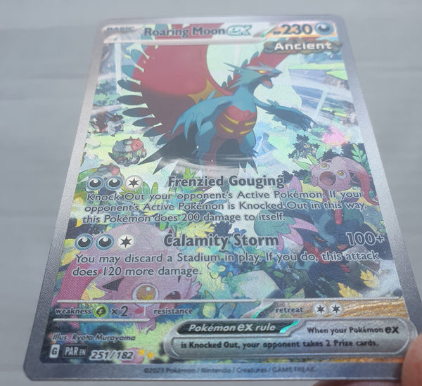 Pokemon - Roaring Moon ex *Special Illustration Rare* Paradox Rift 251/182