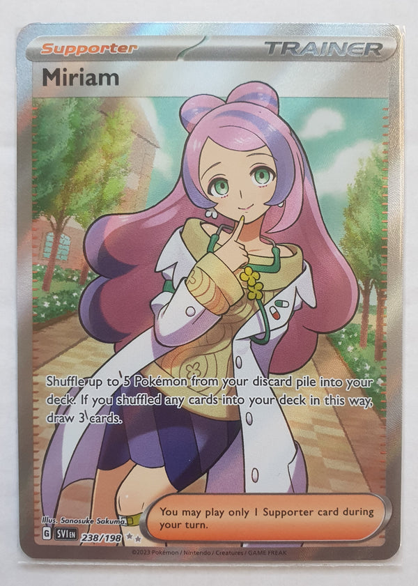 Pokemon - Miriam *Ultra Rare* Scarlet & Violet 238/198