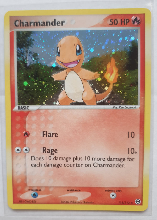 Pokemon - Charmander *Secret Rare* Ex Fire Red & Leaf Green 113/112 (NM)