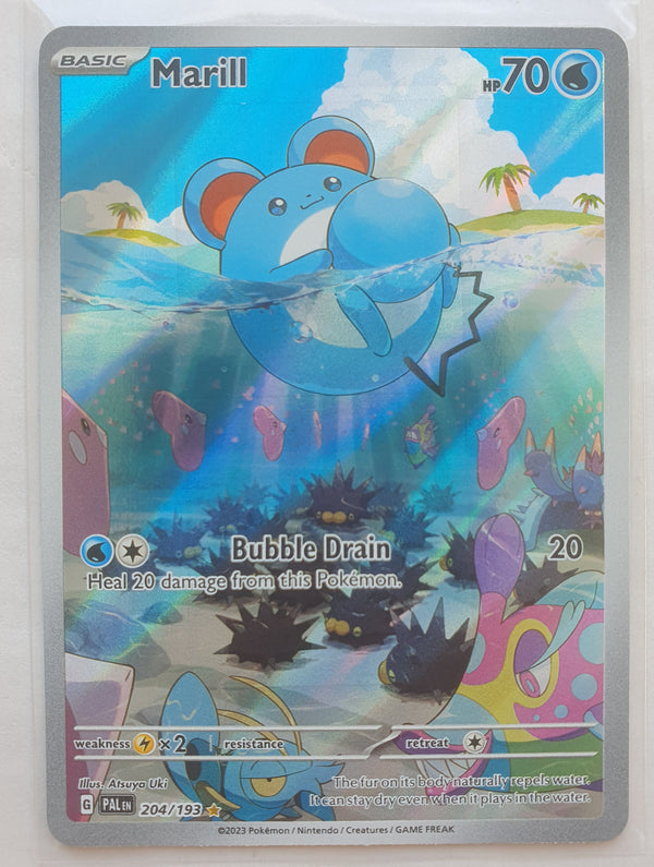 Pokemon - Marill *Illustration Rare* Paldea Evolved 204/193