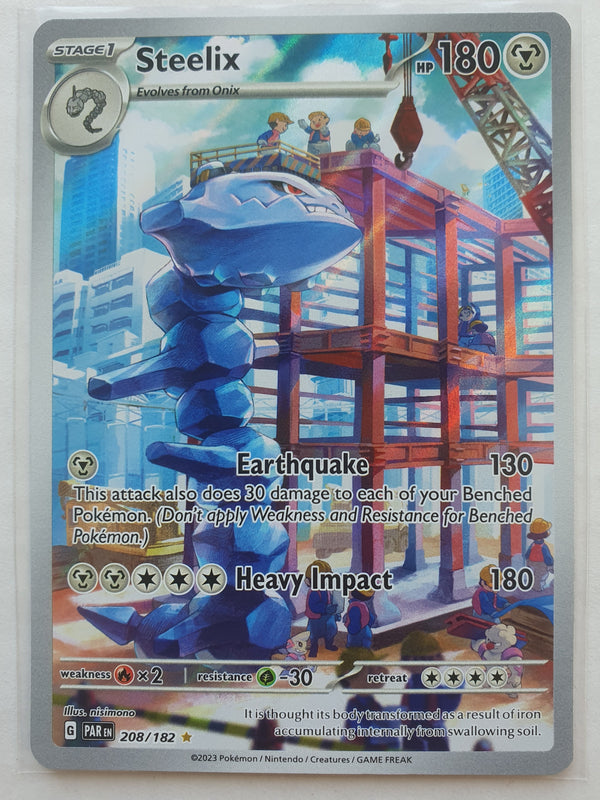 Pokemon - Steelix *Illustration Rare* Paradox Rift 208/182