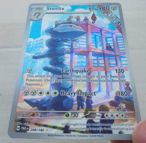 Pokemon - Steelix *Illustration Rare* Paradox Rift 208/182