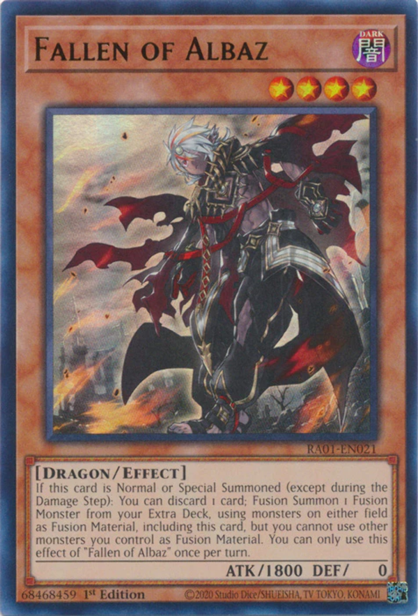 Yugioh - Fallen of Albaz *Select Rarity* RA01-EN021 (NM)