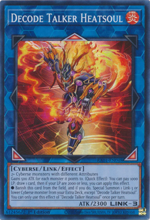 Yugioh - Decode Talker Heatsoul *Select Rarity* RA01-EN048 (NM)