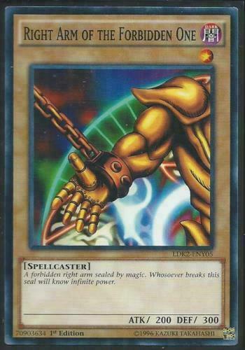 Yugioh Card - Right Arm Of The Forbidden One *Common* LDK2-ENY05 (NM)