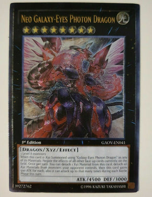 Yugioh Card - Neo Galaxy-Eyes Photon Dragon *Ultimate Rare* GAOV-EN041 (NM)