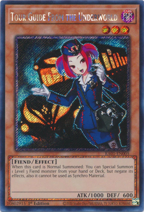 Yugioh - Tour Guide From the Underworld *Select Your Rarity* RA01-EN005 (NM)