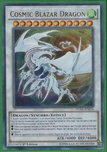 Yugioh Card - Cosmic Blazar Dragon *Ultra Rare* DUSA-EN034 (NM)