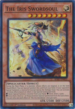 Yugioh - The Iris Swordsoul *Select Rarity* RA01-EN023 (NM)