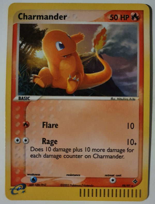 Pokemon - Charmander *Secret Rare* EX Dragon 98/97 (NM)