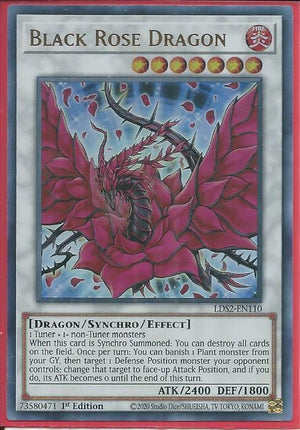 Yugioh - Black Rose Dragon *Ultra Rare* LDS2-EN110 (NM)