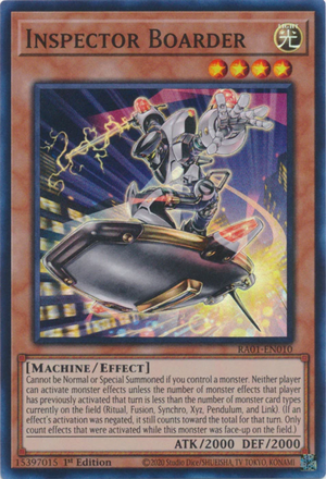 Yugioh - Inspector Boarder *Select Rarity* RA01-EN010 (NM)