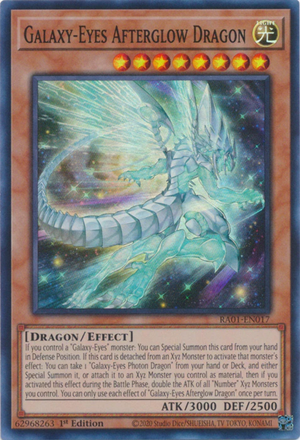 Yugioh - Galaxy-Eyes Afterglow Dragon *Select Rarity* RA01-EN017 (NM)