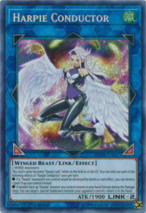 Yugioh Card - Harpie Conductor *Secret Rare* BLHR-EN047 (NM/M)