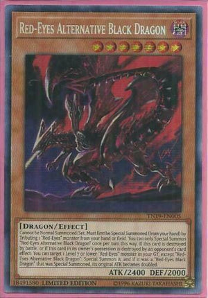 Yugioh - Red-Eyes Alternative Black Dragon *Prismatic SCR* TN19-EN005 (NM)