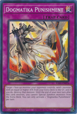 Yugioh - Dogmatika Punishment *Select Rarity* RA01-EN076 (NM)