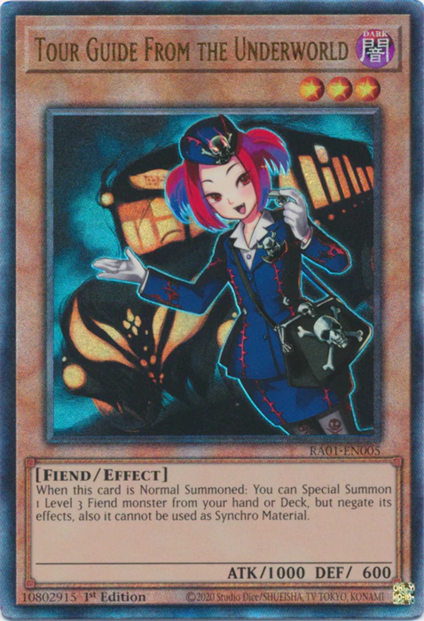 Yugioh - Tour Guide From the Underworld *Select Your Rarity* RA01-EN005 (NM)