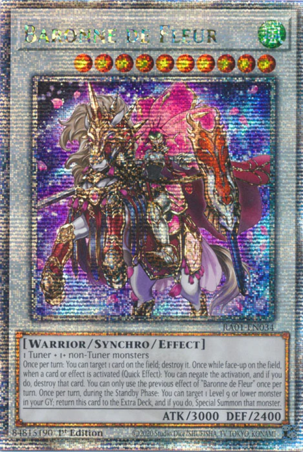 Yugioh - Baronne de Fleur *Select Rarity* RA01-EN034 (NM)