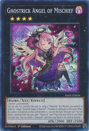 Yugioh - Ghostrick Angel of Mischief *Select Rarity* RA01-EN036 (NM)