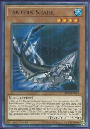 Yugioh - Lantern Shark *Common* MP21-EN054 (NM/M)