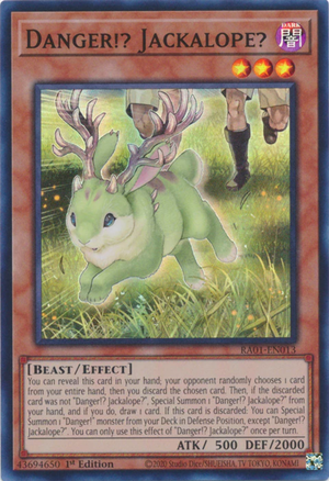 Yugioh - Danger!? Jackalope? *Select Rarity* RA01-EN013 (NM)