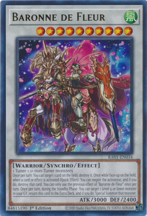 Yugioh - Baronne de Fleur *Select Rarity* RA01-EN034 (NM)