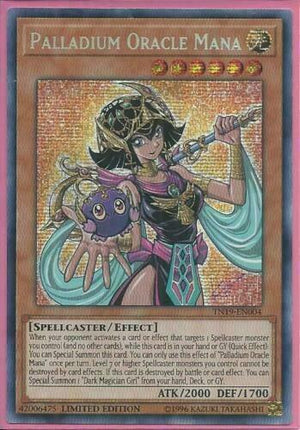 Yugioh Card - Palladium Oracle Mana *Prismatic Secret Rare* TN19-EN004 (NM)