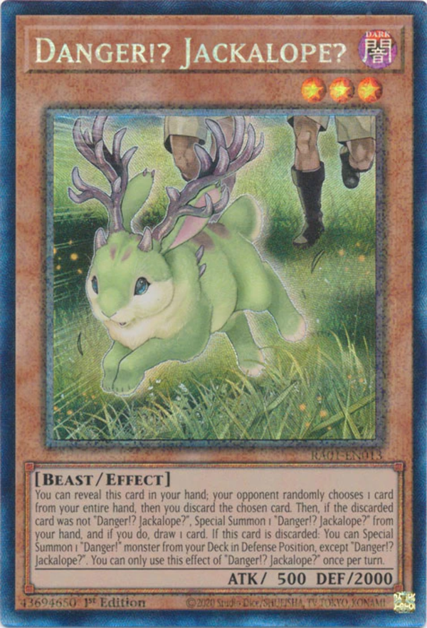 Yugioh - Danger!? Jackalope? *Select Rarity* RA01-EN013 (NM)