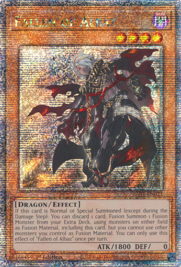 Yugioh - Fallen of Albaz *Select Rarity* RA01-EN021 (NM)