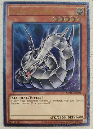 Yugioh - Cyber Dragon *Ultimate Rare* OP16-EN001 (NM)