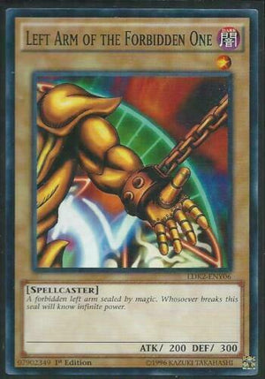 Yugioh Card - Left Arm Of The Forbidden One *Common* LDK2-ENY06 (NM)