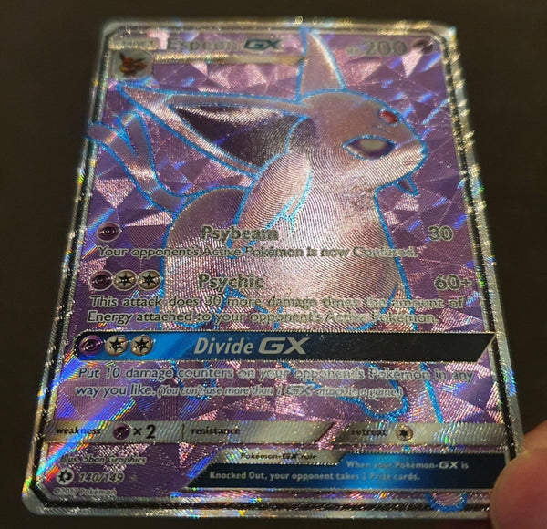 Pokemon - Espeon GX *Ultra Rare* SM Base Set 140/149 (NM)