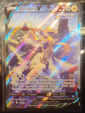 Pokemon - Zeraora V [Alternate Art] *Ultra Rare* Chilling Reign 166/198