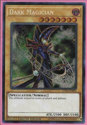 Yugioh Card - Dark Magician *Secret Rare* CT14-EN001 (NM/M)