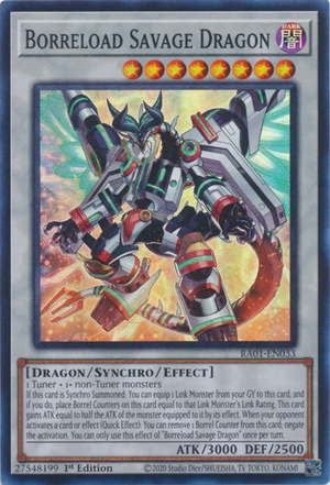 Yugioh - Borreload Savage Dragon *Select Rarity* RA01-EN033 (NM)