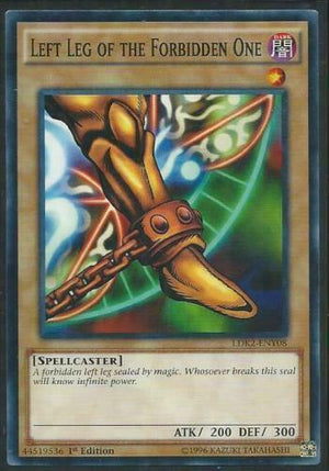 Yugioh Card - Left Leg Of The Forbidden One *Common* LDK2-ENY08 (NM/M)