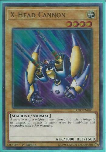 Yugioh Card - X-Head Cannon *Ultra Rare* LCKC-EN005 (NM/M)