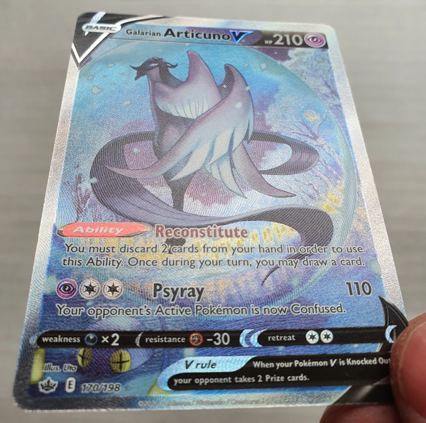 Pokemon - Galarian Articuno V [Alternate Art] *UR* Chilling Reign 170/198 (NM)